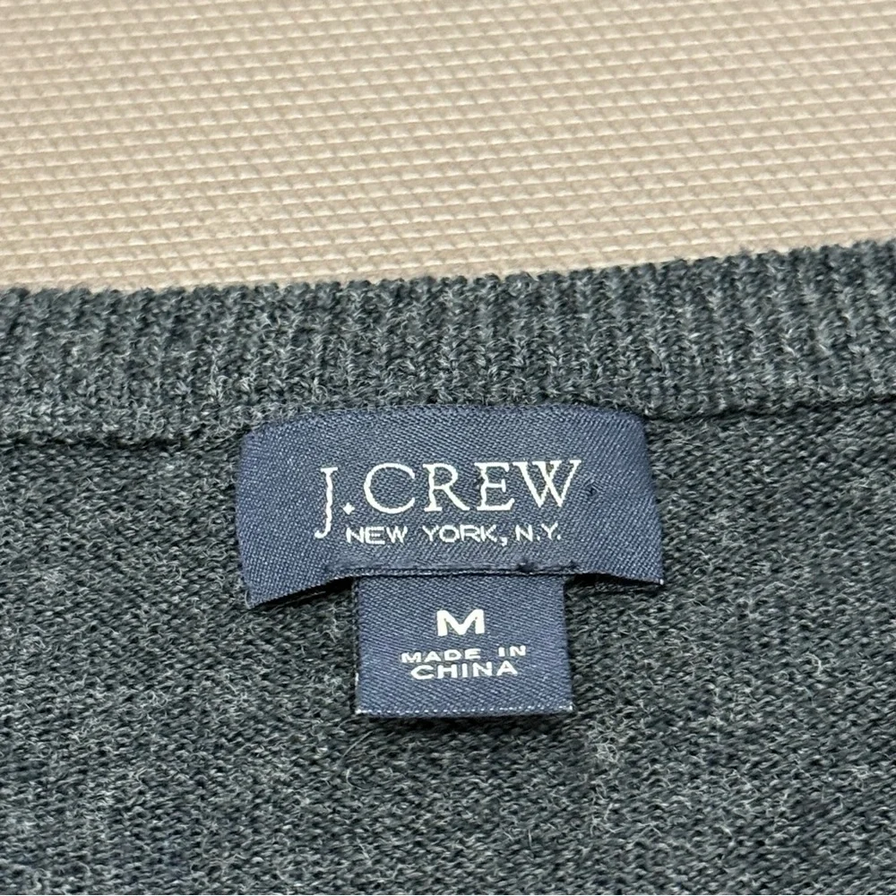 J. Crew 100% Merino Wool Sweater Vest Minimalist Classic Preppy Academia Men’s M
